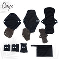 Our eco-friendly reusable black period pad 