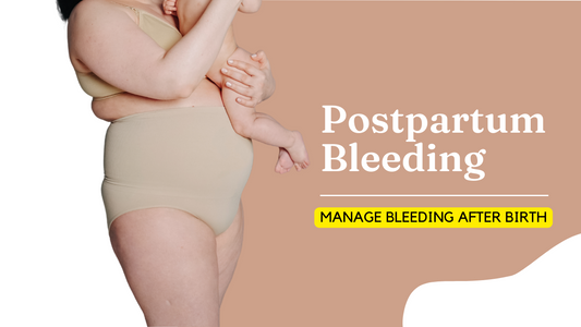 Using reusable period pads for bleeding after birth