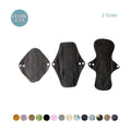 Fully Customisable 3 Pack Eco-Friendly Reusable Cloth Sanitary Pads