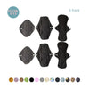 Fully Customisable 6 Pack Eco-Friendly Reusable Cloth Sanitary Pads