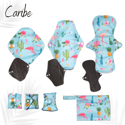 Caribe Eco-Friendly Reusable Cloth Sanitary Pads